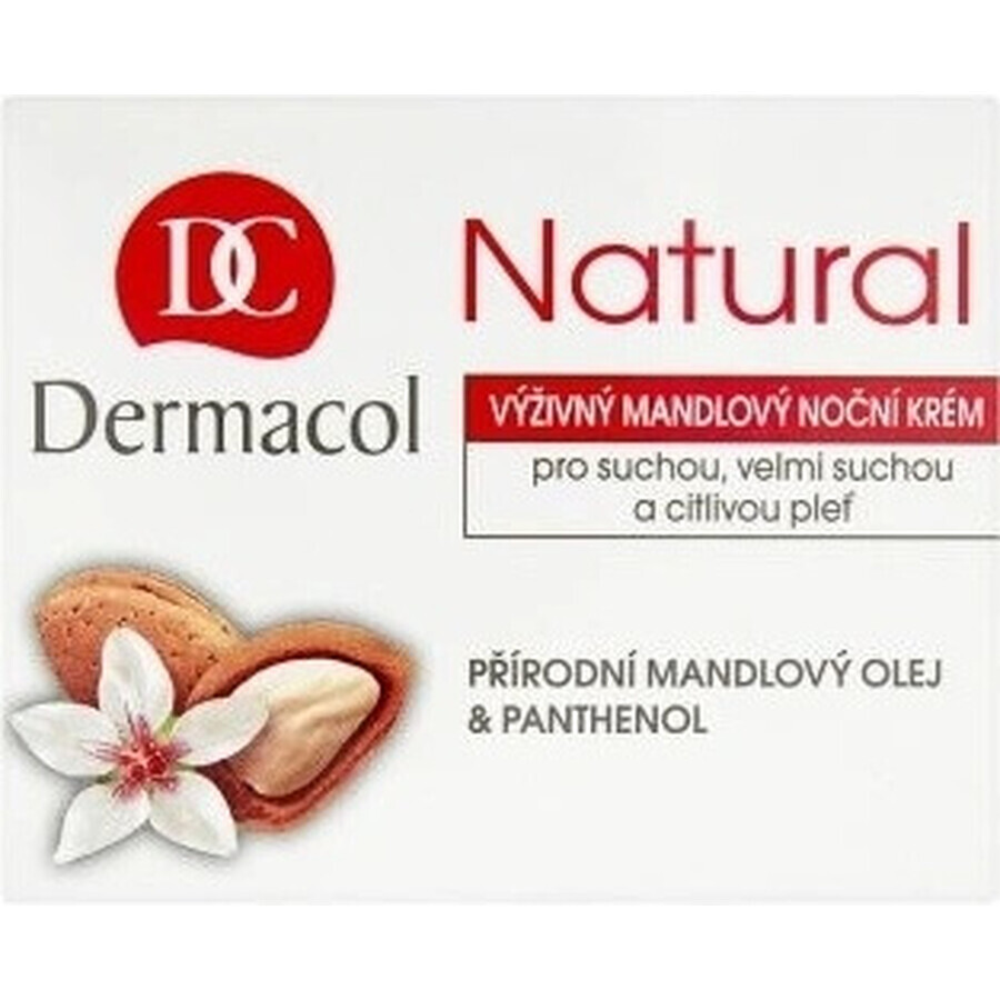 DERMACOL NATURAL Crème de nuit à l'amande 1×50 ml, crème de nuit