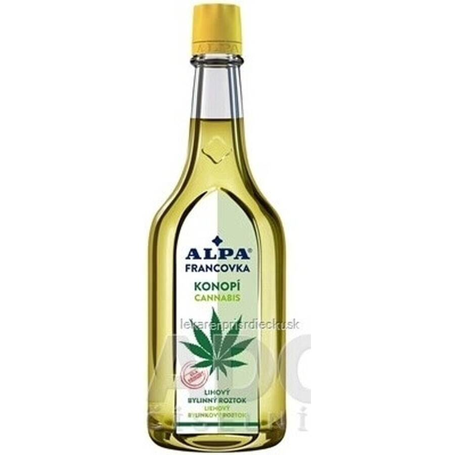 ALPA FRANCOVKA KONOPE/CANNABIS 1×60 ml, solución alcohólica a base de plantas