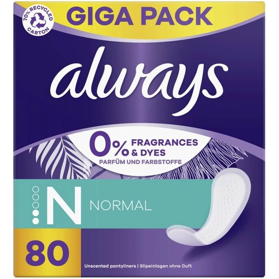 Always Intimates 80pcs Normal 1×80 pcs, ropa interior