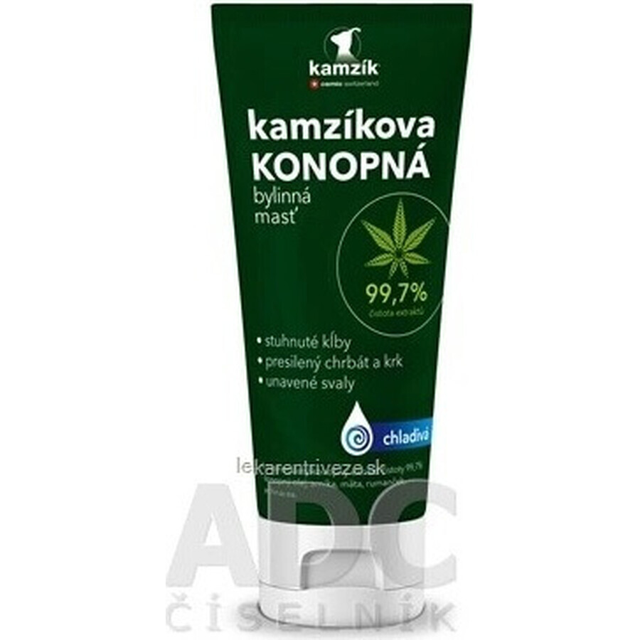 Ungüento refrescante de cáñamo Cemio Kamzik 1×200ml, ungüento de cáñamo