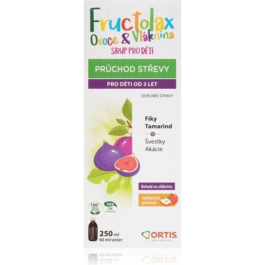 Fructolax Fruta y Fibra SIRUP 1×250 ml, jarabe