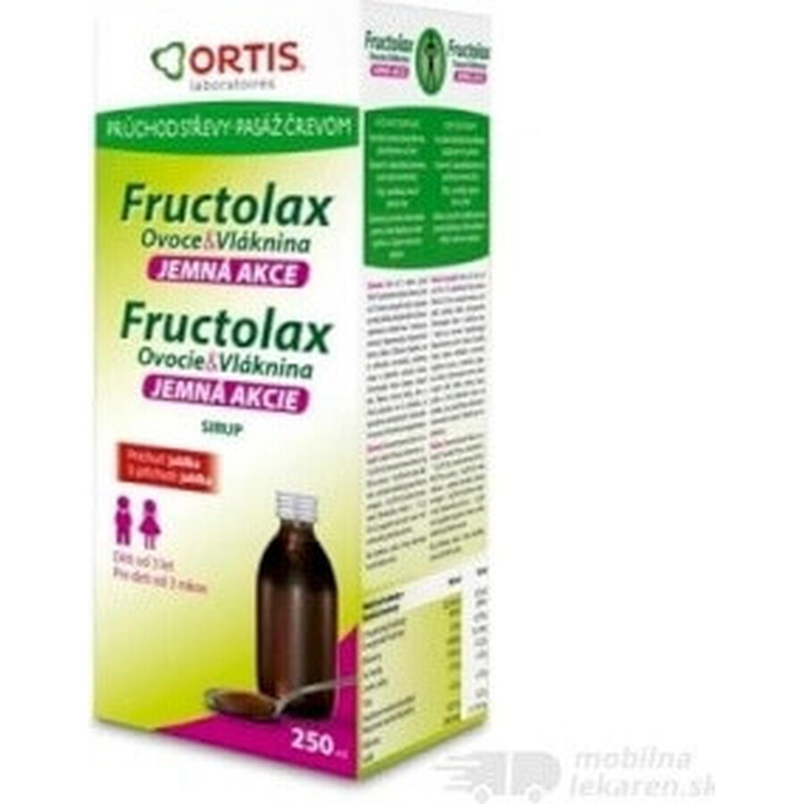 Fructolax Fruta y Fibra SIRUP 1×250 ml, jarabe