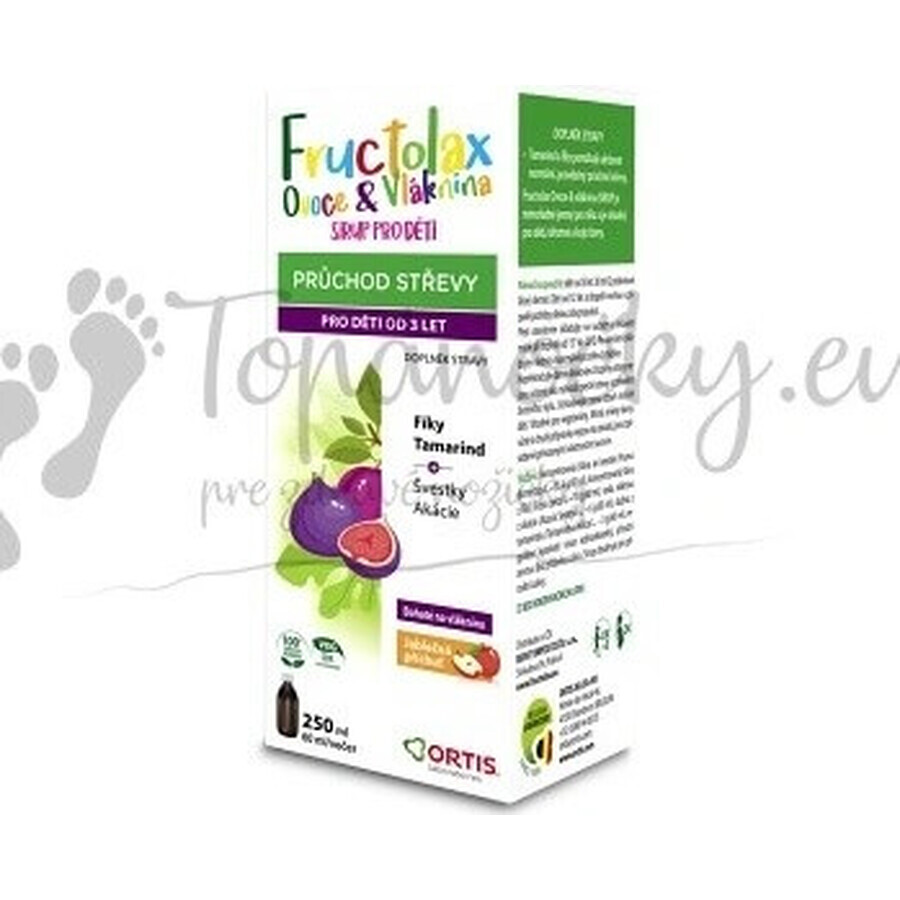 Fructolax Fruta y Fibra SIRUP 1×250 ml, jarabe