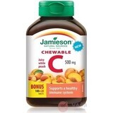 JAMIESON VITAMINA C 500 mg melocotón 1×120 tbl, vitamina C