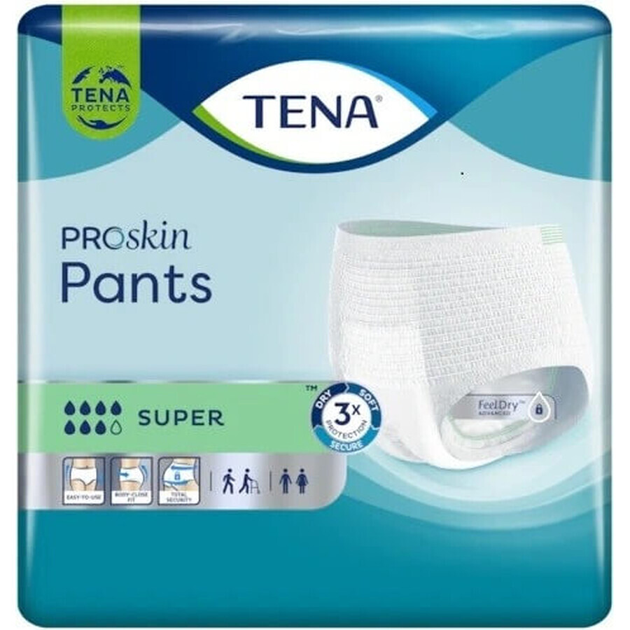 TENA SUPER SMALL 1×12 unidades TENA SUPER SMALL 1×12 unidades, braguitas elásticas absorbentes