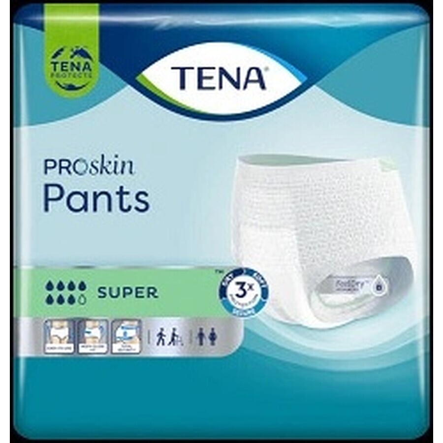 TENA SUPER SMALL 1×12 unidades TENA SUPER SMALL 1×12 unidades, braguitas elásticas absorbentes