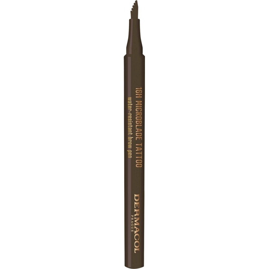 Dermacol 16H Microblade Tattoo Stylo à sourcils no.03 1×1 ml, marqueur à sourcils