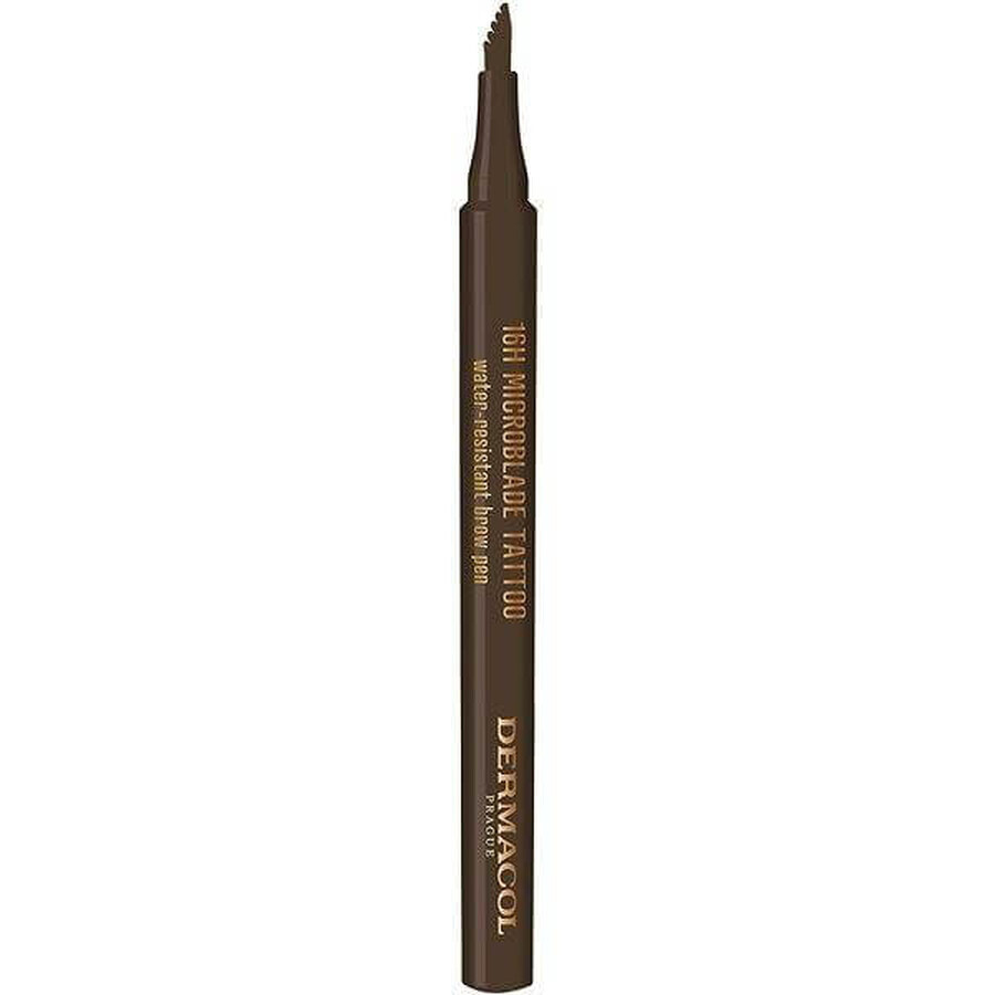 Dermacol 16H Microblade Tattoo Stylo à sourcils no.03 1×1 ml, marqueur à sourcils