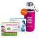 Prenatal Uno Set, 30 c&#225;psulas + 30 c&#225;psulas + Prenatal DHA, 30 c&#225;psulas + frasco de regalo