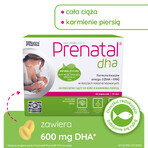 Prenatal Uno Set, 30 cápsulas + 30 cápsulas + Prenatal DHA, 30 cápsulas + frasco de regalo