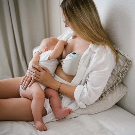 BabyOno Megan, extractor de leche eléctrico, carcasa, manos libres