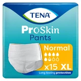 Tena Pants ProSkin, chiloți absorbanți, mărimea XL, 120-160 cm, Normal, 15 bucăți