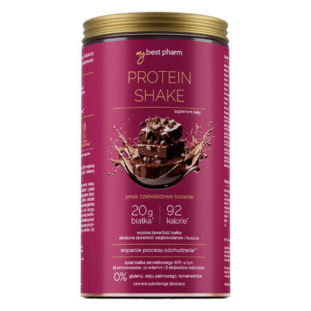 MyBestProteinSHAKE, chocolate brownie flavor, 450 g