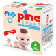 Pine Smart, pa&#241;ales para detectar infecciones urinarias, talla 4, maxi, 7-14 kg, 20 uds.