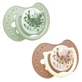 Lovi, fopspeen, silicone, dynamisch, glow in the dark, Tie Dye, groen, Meisje, 22/920, vanaf 18 maanden, 2 stuks