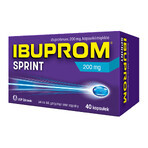 Ibuprom Sprint 200 mg, 40 cápsulas blandas