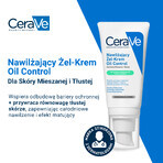 CeraVe Oil Control, moisturizing gel-cream, combination and oily skin, 52 ml