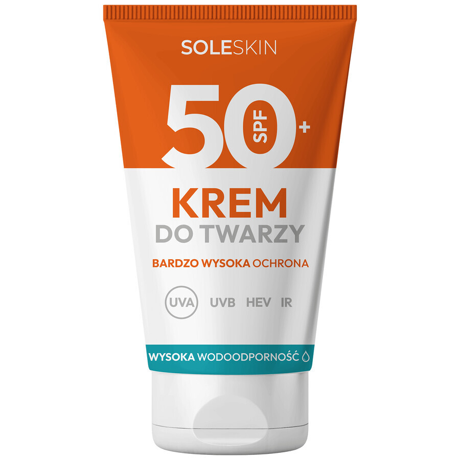 Crema facial Soleskin, FPS 50+, 50 ml