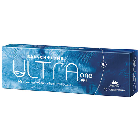 Ultra ONEday, lentile de contact, 1 zi, sferice, -2.50, 30 buc