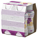 Resource Diabetes Plus, vanillesmaak, 4 x 200 ml + Gratis boodschappentasje