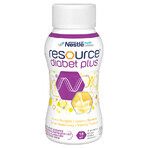 Resource Diabetes Plus, vanillesmaak, 4 x 200 ml + Gratis boodschappentasje