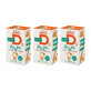 Set ApoD3 Chews, vitamina D3 800 UI para ni&#241;os mayores de 3 a&#241;os, sabor naranja, 3 x 30 c&#225;psulas blandas masticables