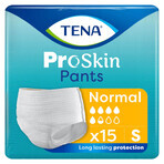 Tena Pants ProSkin, calzoncillos absorbentes, talla S, 65-85 cm, Normal, 15 unidades