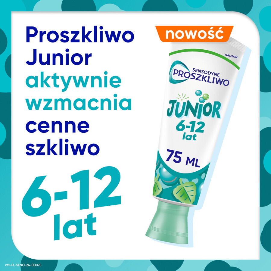 Sensodyne Junior tandpasta voor kinderen, 6-12 jaar, 75 ml