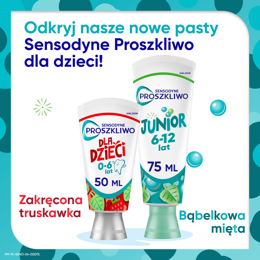 Sensodyne Junior tandpasta voor kinderen, 6-12 jaar, 75 ml