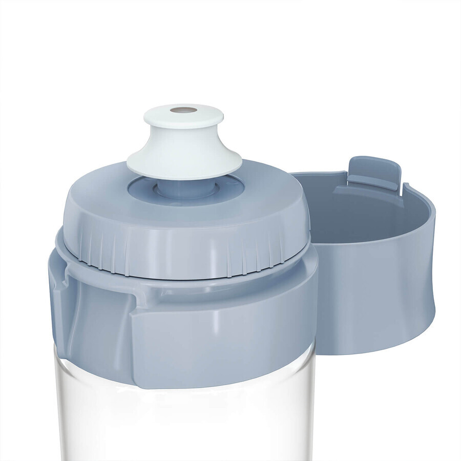 Brita Vital, sticlă cu filtru de 0,6 l, albastru + filtru MicroDisc, 2 bucăți