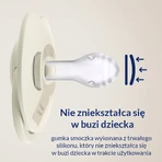 Lovi Prime, suzetă, silicon, dinamic, Granola/Oragne, 34/410, 6-18 luni, 2 bucăți