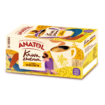 Anatol Café de cereales, espresso, vainilla, 4,2 g x 20 bolsitas