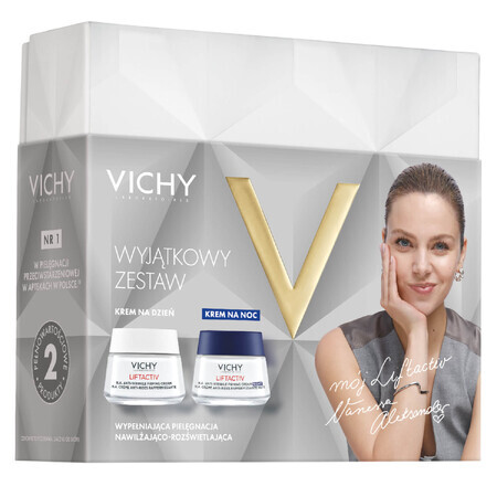 Set Vichy Liftactiv Supreme, anti-wrinkle day cream 50 ml + anti-wrinkle night cream 50 ml