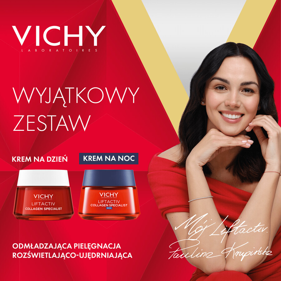 Set Vichy Liftactiv Collagen Specialist, crème de jour 50 ml + crème de nuit 50 ml