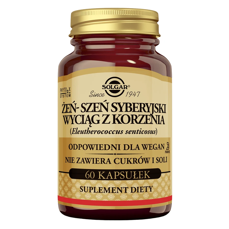 Solgar Ginseng siberiano, 60 capsule vegetali