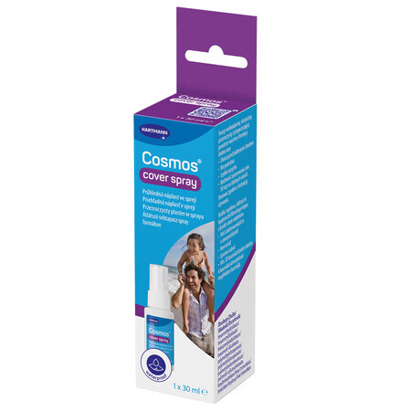 Cosmos Cover, esparadrapo transparente en spray, resistente al agua, 30 ml