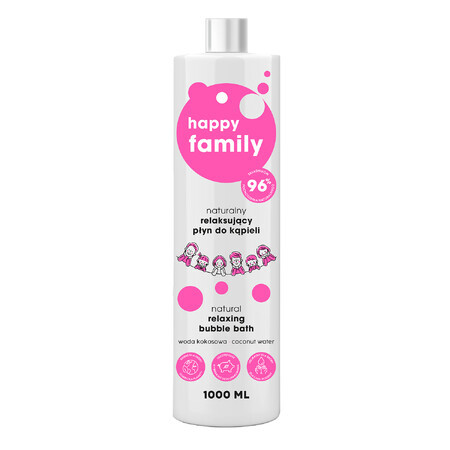 Happy Family, líquido de baño relajante natural, 1000 ml