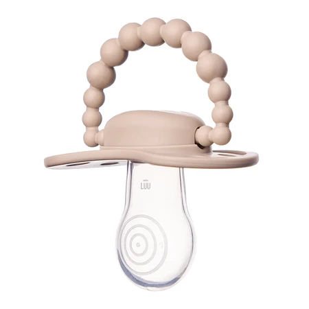 Luu Kids, pacifier, positioning, silicone, Sand Storm, from 6 months, 1 piece