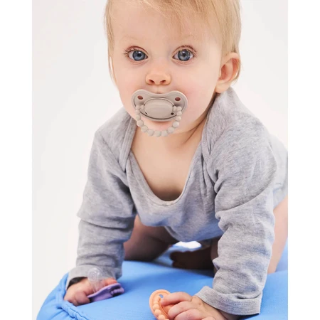 Luu Kids, pacifier, positioning, silicone, Sand Storm, from 6 months, 1 piece