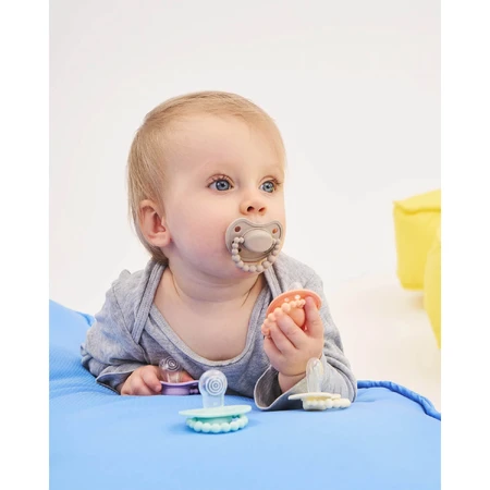 Luu Kids, pacifier, positioning, silicone, Sand Storm, from 6 months, 1 piece