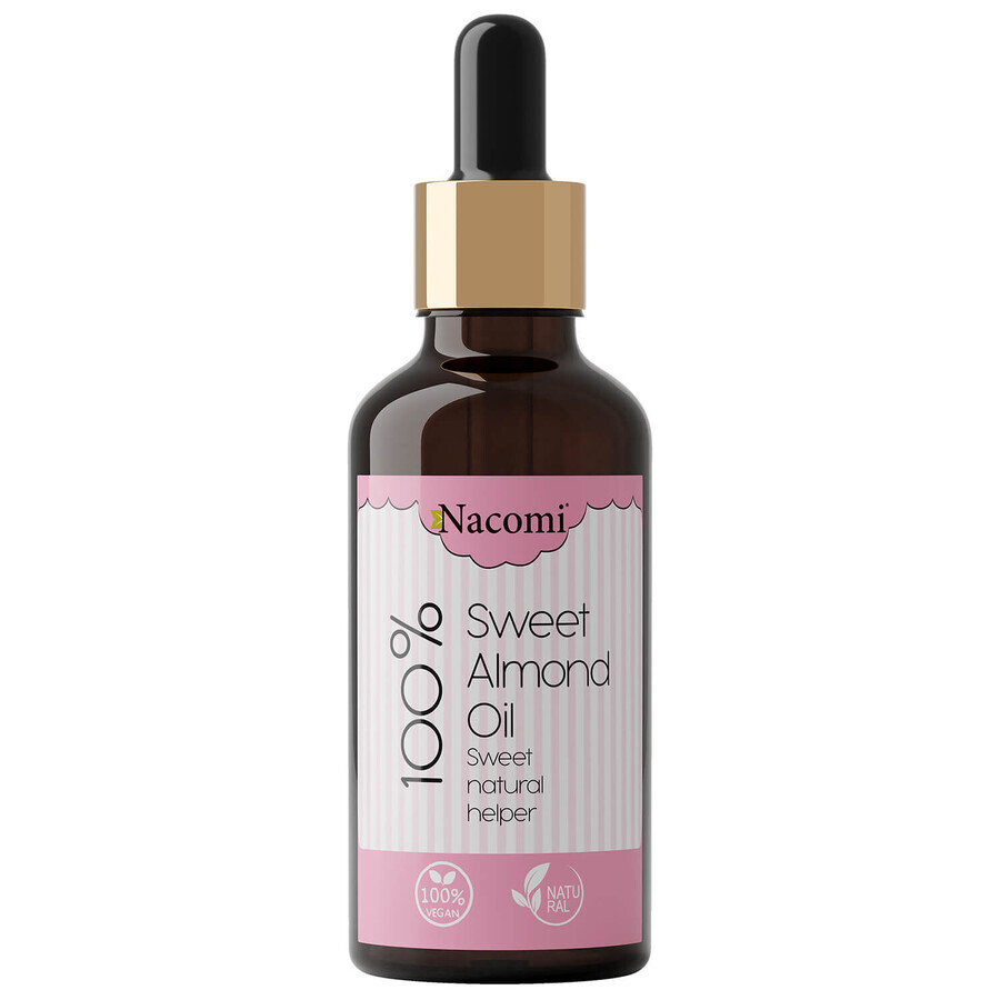 Aceite de almendras dulces Nacomi con pipeta, 50 ml