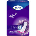 Tena Lady set, compresas especializadas, Maxi Night, 2 x 12 pcs + ProSkin Pants Absorbente braga normal, talla M y L, 2 muestras