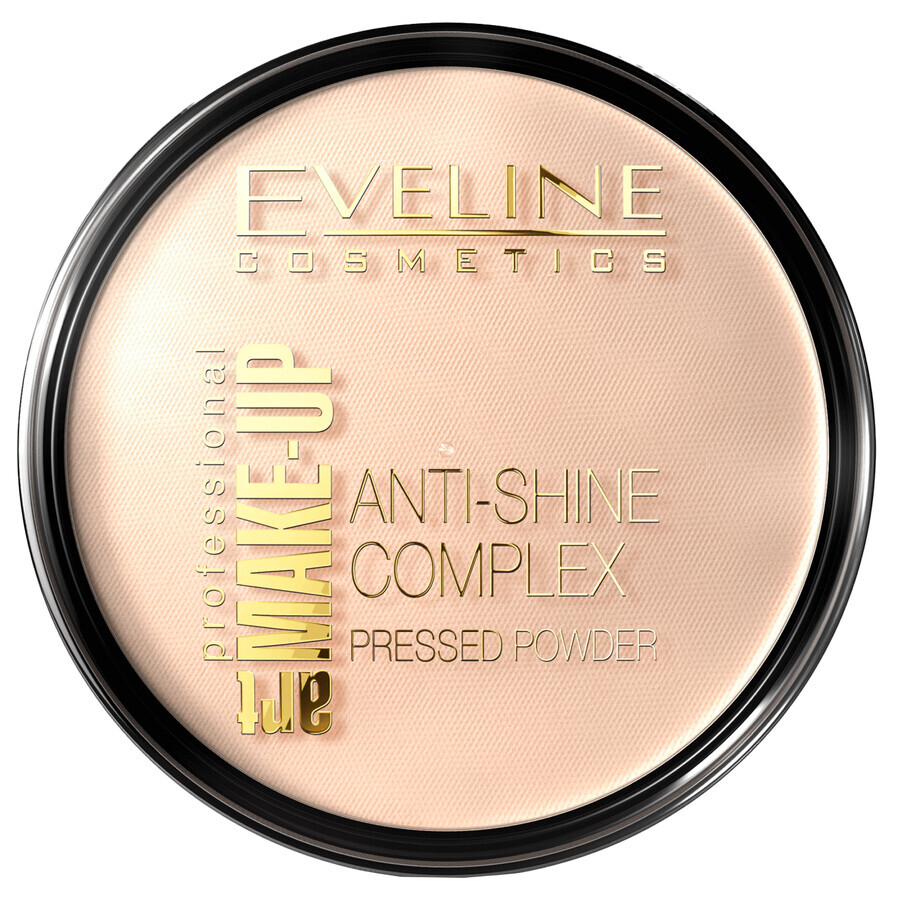 Eveline Cosmetics Art Professional Make-Up, polvere minerale opacizzante con seta, n. 32 Naturale, 14 g