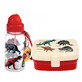 Rex London set, breakfast lunch box + can, dinosaurs