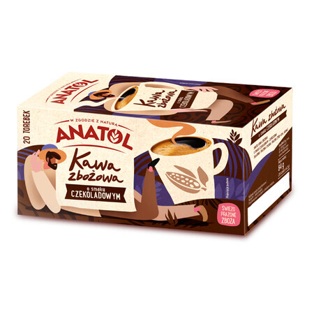 Anatol Cereal Café, espresso, chocolate, 4,2 g x 20 bolsitas