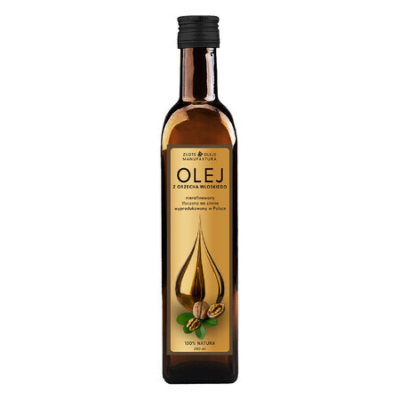 Goldfarmex Golden Oils Olio di noci, spremuto a freddo, non raffinato, 250 ml