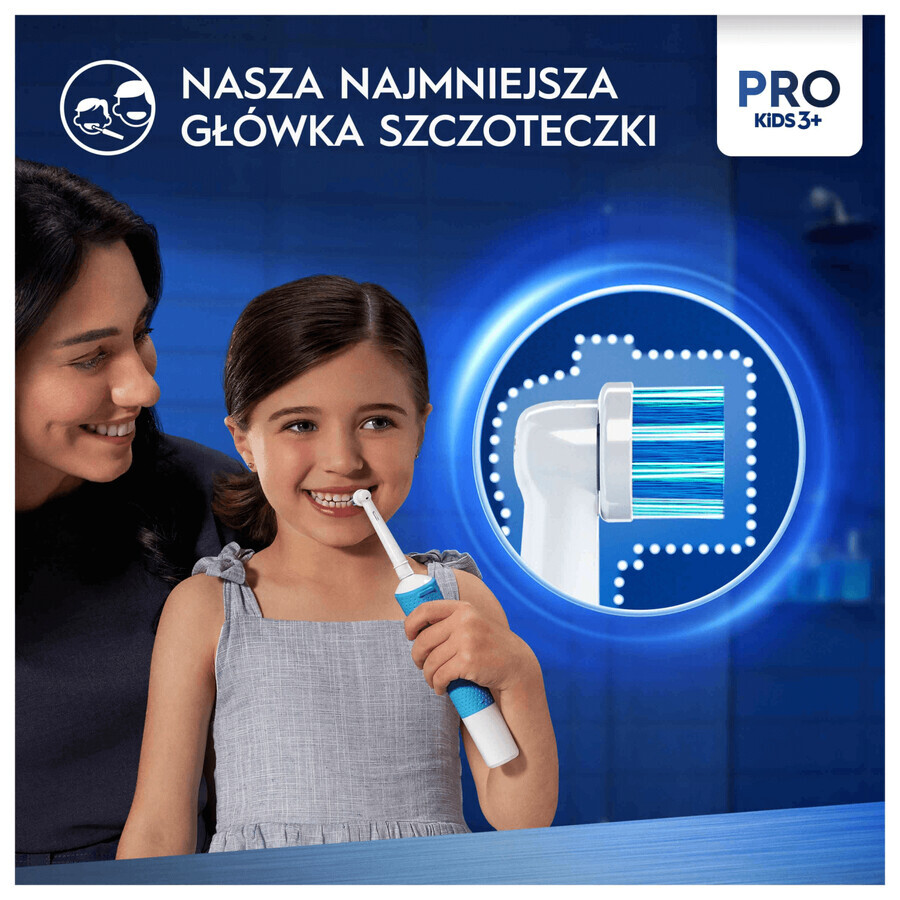 Oral-B Pro Kids, Tipps elektrische Zahnbürste, Spiderman, ab 3 Jahren, ultra soft, 4 Stück