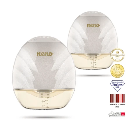 Extractor de leche electrónico Neno Perla Twin con carcasa trifásica