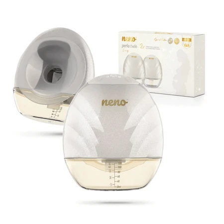 Extractor de leche electrónico Neno Perla Twin con carcasa trifásica