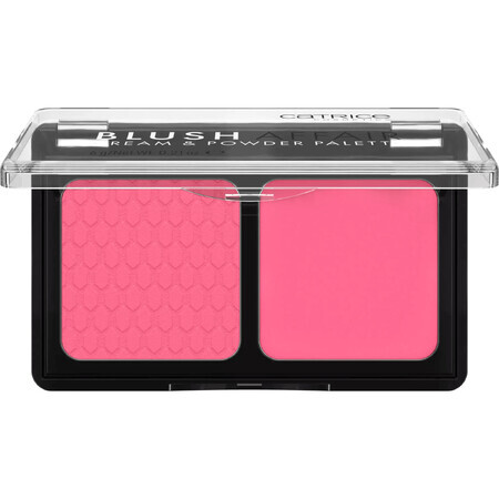 Catrice Blush Affair Cream & Powder Palette, colorete, Pleasing Pink, 020, 6 g